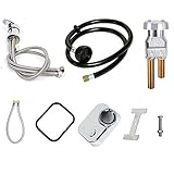 Salon Shampoo Bowl Faucet Vacuum Breaker Kit Shampoo Bowl Hose and Sprayer Replacement Part
