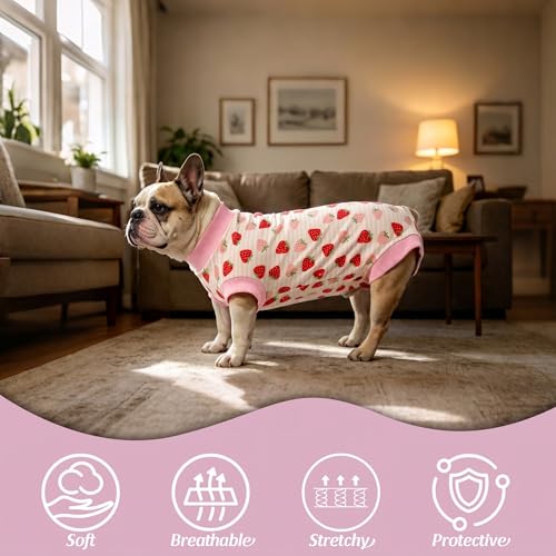 Image of Dog Surgery Recovery Suit Spay Recovery Onesie for Female Male Dogs