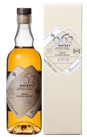 【国産ウイスキー】 963 AXIS（アクシス） ブレンデッドウイスキー ７００ｍｌ ×１本 福島県 笹の川酒造のサムネイル