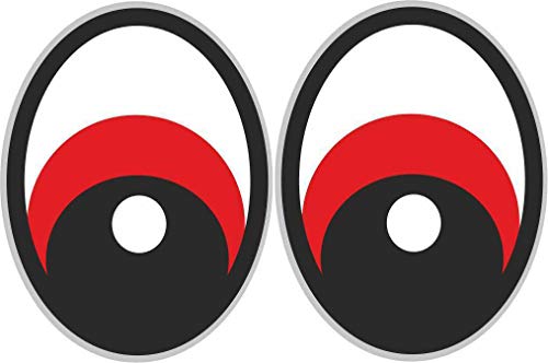 Lot de 2 yeux autocollants pour robot aspirateur, robot tondeuse, robot balai et robot culinaire Thermomix