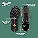 Danner Trail 2650 3” Waterproof Hiking Shoes for Men - Durable Leather & Textile Upper with Breathable Gore-Tex Lining and Vibram Traction Outsole, Dark Gray/Brick Red - 7D