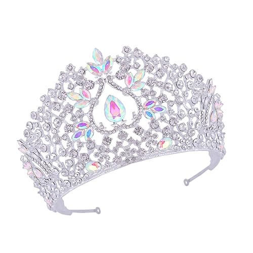 Diadème zircon pour mariage et célébrations festives en argent