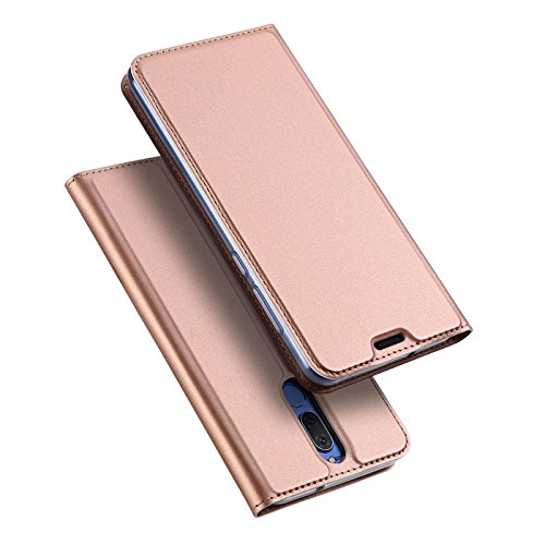 Verco Case compatible with Huawei Mate 10 Lite, Flip Wallet Cover with Magnetic Closure for Mate 10 Lite Phone Case - rose gold - Image 2