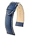 Produktbild HIRSCH Unisex Uhrenarmband Büffel Style Modell Kansas 20 mm Blau/Ivory