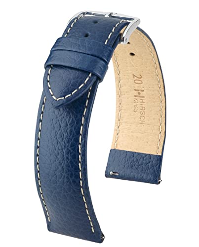 HIRSCH Kansas 20mm remplacez votre bracelet usé par un cuir de buffle durable