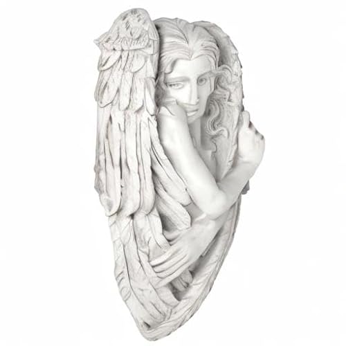 Design Toscano AL37249 Tristan, The Timid Angel Wall Sculpture thumb #3
