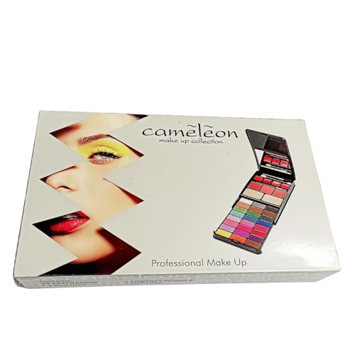 Image of Cameleon Makeup Kit for Women - All-in-One Multi-Palette Set with Eyeshadows, Blush, Compact, Lip Colors - Ideal for All Skin Tones (G2210A)