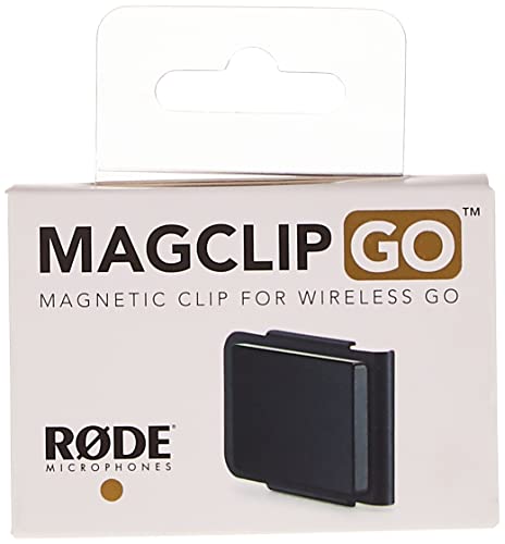 RØDE Interview GO Handheld Adaptor for Wireless GO & Microphones MagClip GO Magnetic Clip for Wireless GO, MAGCLIPGO