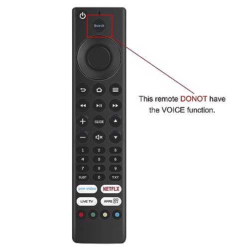 Replacement Remote Control Fit for JVC TV Edition Smart 4K HDR LED TV LT-40CF890 LT-43CF890 LT-43CF890A LT-49CF890 LT-50CF890 LT-55CF890 LT-65CF890 - Image 3