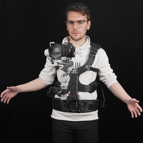 Image of DF DIGITALFOTO Thanos 4.5-11 lbs Universal Video Camera Gimbal Support Vest Arm Stabilizer System Compatible with Ronin S DJI RS3/RS4/RS 4 Pro/RS2/RSC2, Zhiyun Crane 2 Moza Air 2 Feiyu AK2000 etc
