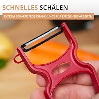 Westmark 3 Spargel- und Gemüseschäler, U-Typ, Federstahlklinge, Ergonomisch geformter Griff, 105722E3 – Ansicht 7