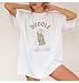 QXWYE Doodle Coffee Club Shirt Cute Dog Lover Coffee Design T-Shirt