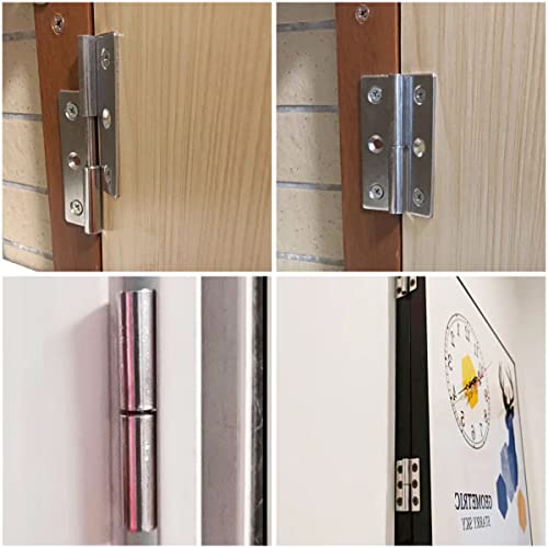 Itrolle 2Pcs 64 X 36 X 2Mm Left Side Lift Off Hinge, Detachable Slip Joint Hinges, Detachable Hinge, Stainless Steel Right Detachable Slip Joint Flag Hinges #TOP4