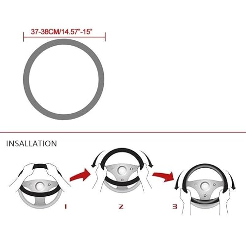 �X�e�A�����O�z�C�[���v���e�N�^�[ �Ԃ̃X�e�A�����O�z�C�[���J�o�[ 38cm 15�C���` �ɓK������ 1 2 3 4 5 6 7 Z�V���[�Y E46 E90 E87 F20 F22 F45 F30 G20 E60 F10 G30 F01 G11 E89(6)