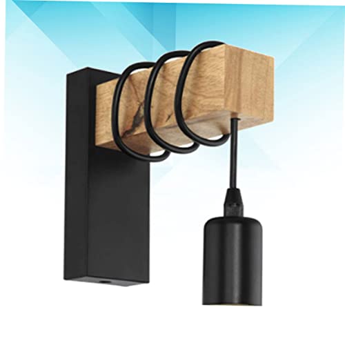 Lámpara de pared de hierro sencilla con accesorios completos 2