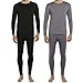 ViCherub Men's Thermal Underwear Set Fleece Lined Long Johns Winter Base Layer Top & Bottom 2 Sets for Men