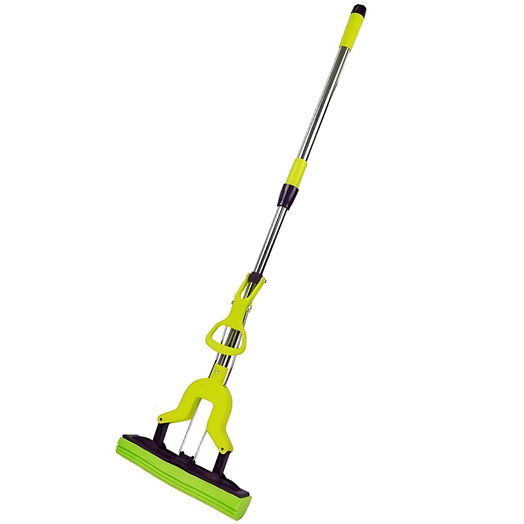 ES - Butterfly Mop, PVA Mop Super Absorbent, Sponge Mops for Floor Cleaning | 125cm Butterfly Mop with Telescopic Stainless Steel Handle | Multi-Purpose Sponge Mop for Home and Office (B0D6KHXFY1) Amazon Price History, Amazon Price Tracker
