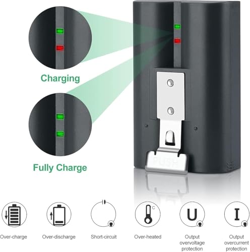 V4 Rechargeable Quick Release Battery For Ring,For Video Doorbel 2/3/3+/4, For Ring Intercom, Rechargeable Battery For Ring Doorbell Camera, Spotlight Plus/Pro & Stick Up Cam(2&3Rd Gen)(3.65V 6040Mah) - 4