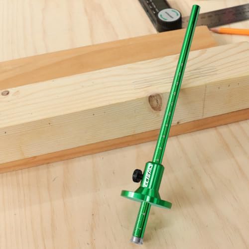 CCIEAO Wheel Marking Gauge, Portable Scriber Adjustable Line Drawing Maker, Metric Imperial Ruler Marker Tool for Woodwork