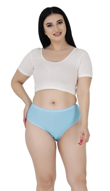 Full Hipster Cotton Stretch High Waist Full Coverage Panties for Girls and Women-picture-13