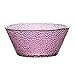 Cuenco De Fruta De Cristal Cuencos Transparentes para Ensaladas Ideal para La Oficina En Casa Boda Decorativo Fruta Merienda Postre Servir Centro De Mesa(Color:Púrpura)