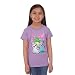 Hatchimals Little Girls' Graphic Girls Tee Shirt, Purple, 7/8