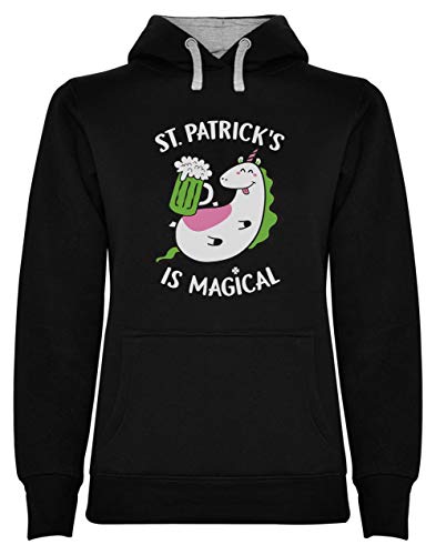 Green Turtle Sudadera con Capucha para Mujer - St. Patrick's Is Magical...