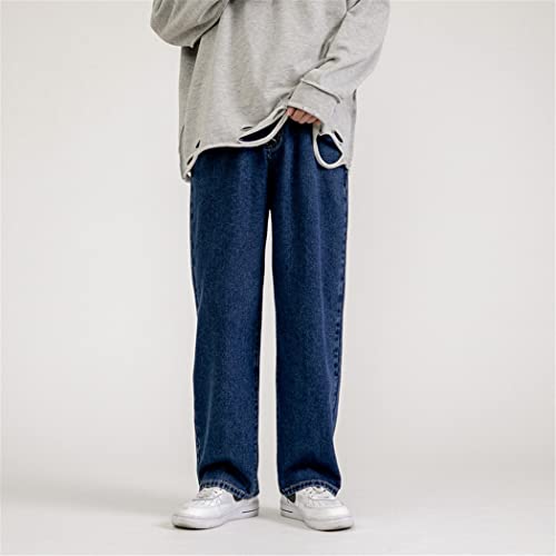 Jean style streetwear coréen coupe ample droite décontractée - 2