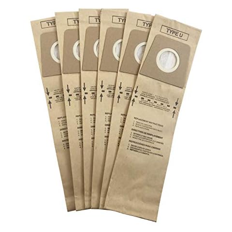 CF Clean Fairy Vacuum Cleaner Paper Bags (15 Pack) Compatible with Dirt Devil Royal Type U Vacuums Replacement for 3920047001 3920048001 Cover