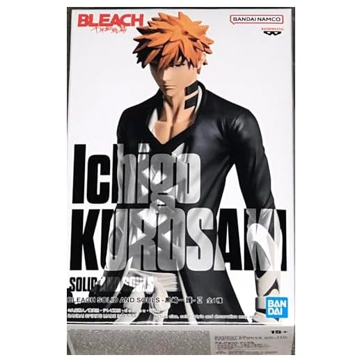 BANPRESTO Bleach - Ichigo Kurosaki - Figurine Solid and Souls 17cm