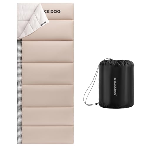 BLACKDOG Ultralight Envelope Sleeping Bag, Khaki miniatura 1