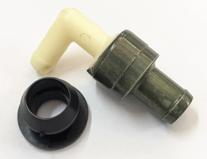 12204-62010 PCV Valve 90480-18001 Compatible with Toyota 4runner 1996-2002, T100 1995-1998, Tacoma 1995-2004, Tundra 2000-2004, Lexus ES300 SC300 Positive Crankcase Ventilation Valve Assembly