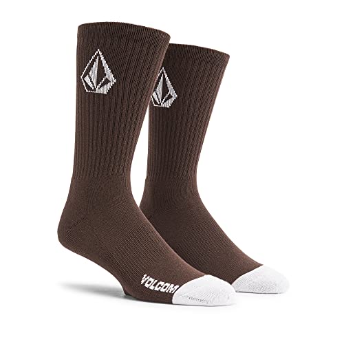 Volcom Men's Full Stone Sock 3-Pack, Mahogany Assorted, One Size #TOP17