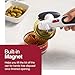 Zyliss Lock N' Lift Can Opener with Lid Lifter Magnet - Manual Opener with Locking Mechanism - Easy-to-Turn - Magnetic Can Opener - White/Gray
