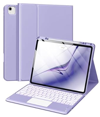 Harvopu for iPad Air 13 Inch (M4/M3/M2) & Pro 12.9 Case with Keyboard