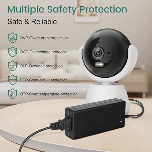 Taormey 12V 6A DC Netzteil Adapter,AC 100-240V bis DC 12 Volt 6 Amp 72W Stromversorgung für LED Streifen,DVD TVs LCD Monitor Funkgerät Kamera- 5,5 * 2,1mm