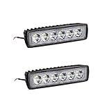 Weiter Sichtbereich - Mit Tripel Reihe LED können Sie beliebig viele Elemente miteinander kombinieren. Außerdem Spotlicht lange Ausleuchtungsdistanz, konzentriertes Licht, starke Lichtintensität. Abstrahlwinkel: 60°. Dies bietet Ihnen eine breitere Ausleuchtung und Sichtfläche.