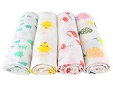 Organic Comfort Market Cotton Muslin Swaddle Blankets (#1)