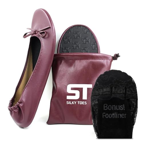 Image of Foldable Flats for Women, Portable Ballet Shoes for Wedding &Travel Comfort
