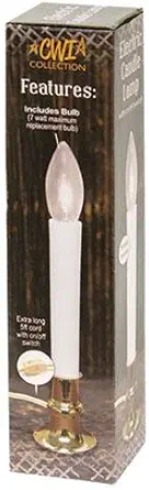 Lámpara Eléctrica de Vela - 7 Pulgadas