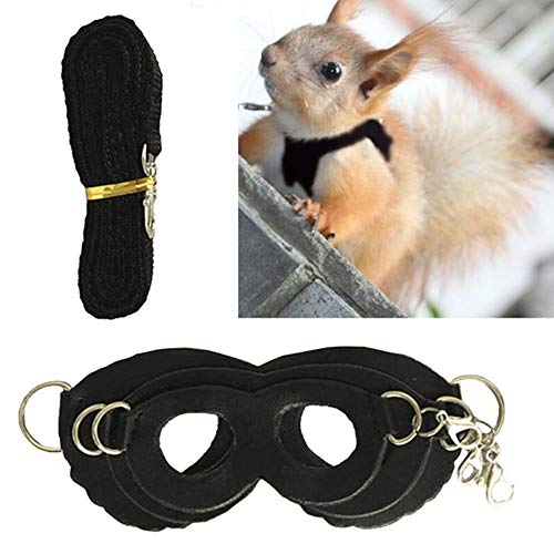 Harnais Ecureuil Laisse Gilet Jouet pour Chinchilla, Jouet De Marche pour Gerbille Furet Animaux Souris Écureuil Rat Petits Cover