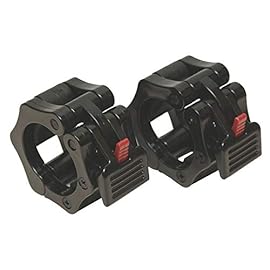 Quick Release Non-Slip Olympic Barbell Collar 2″ (Pair) with ABS Locking Clamps – Great for Any Training or Workout Weightlifting or Fitness Training or Crossfit