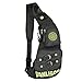 Sling Backpack, Chest Bag, Larswon Nylon Sling Bag Shoulder Bag For Men Women Black