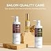 Karseell Collagen Hair Treatment Hair Care Set, Hair Oil Shampoo and Conditioner for Dry Damaged Hair All Hair Types 2 x 16.9fl.oz + 1.69fl.oz