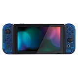 eXtremeRate Jasne Niebieski Płyta Tylna dla Nintendo Switch Konsoli, NS Joycon Handheld Controller Obudowa z Pełnym Zestawem Przycisków, DIY Wymiana Shell dla Nintendo Switch