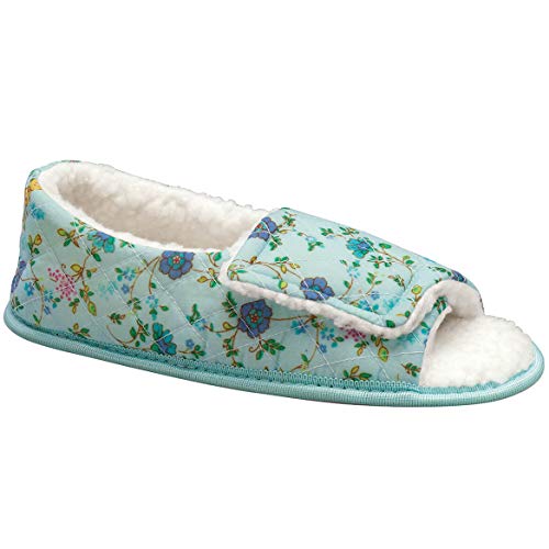 Fox Valley Traders Silver StepsTM Open Toe Edema Slippers4