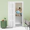 Photo 1 of ****SIMILAR****
24/30/32/36×80in PVC Waterproof Accordion Door, Light-Filtering & Private Folding Doors - No Bottom Track & Smooth Sliding Multifold Interior Doors, White & Cuttable