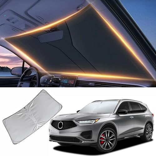 Windshield Sun Shade for Acura MDX Front Window Shades Cover for 2014-2024 2025 2026 MDX Windshield...