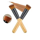 Liquid Foundation Makeup Brush : This flat stick foundation brush is made of density synthetic hair, very soft bristled. Designed with luxuriously soft dense hair to apply liquid and cream for a smooth base.