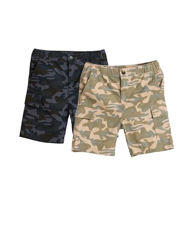 Image of Amazon Brand - Symbol Boy's Cotton Chino /Cargo Shorts | Elasticated Waistband | Age 6-14 Years